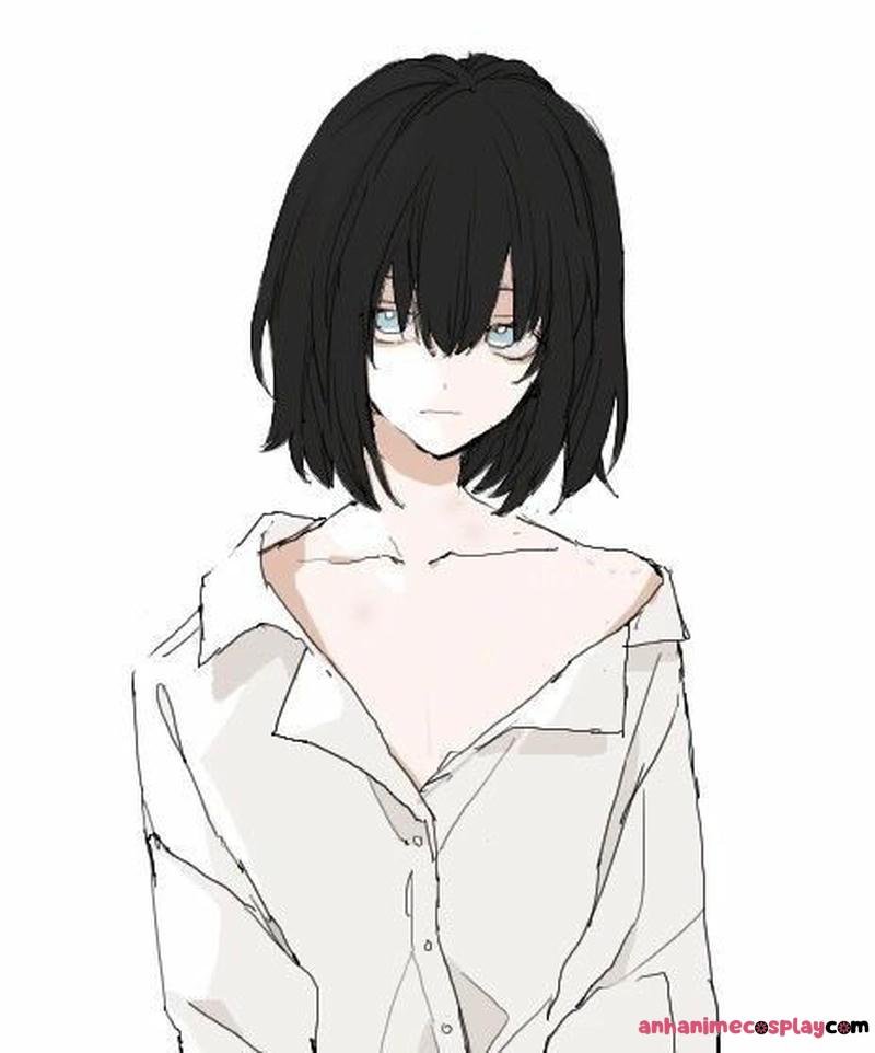 anime nữ tóc ngắn cực sang